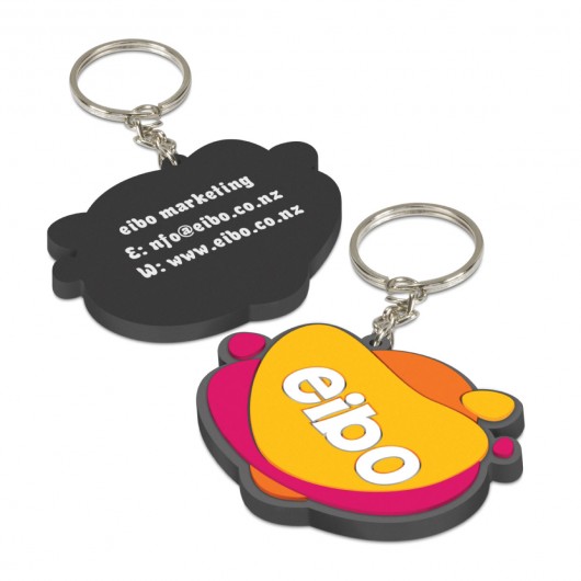 PVC Moulded Keyrings Single Side